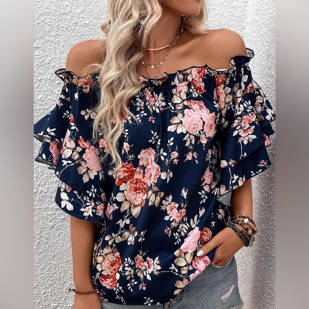 Floral off Shoulder Top